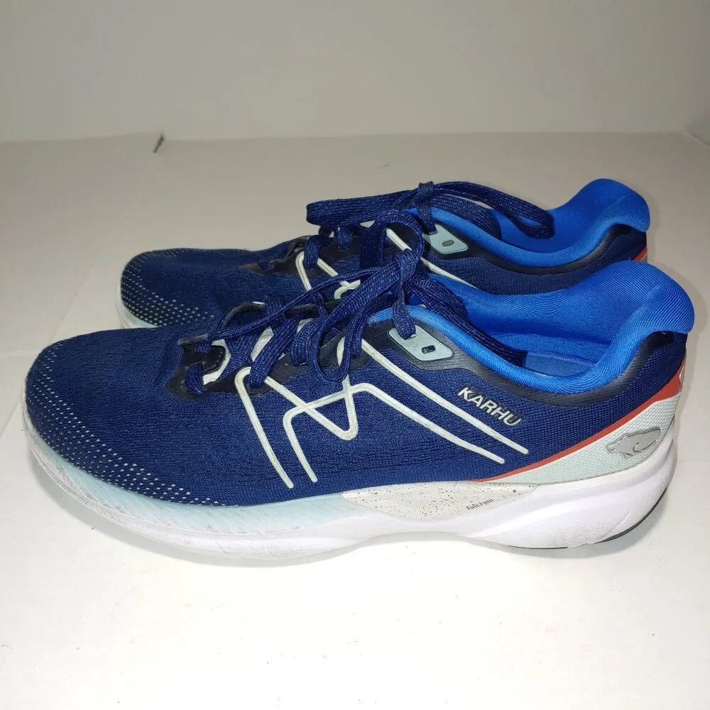 KARHU Fusion Ortix Hivo Athletic Running Shoes Size 9.5 Navy Blue